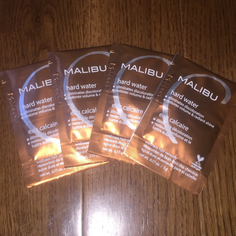 x4 Malibu C Hard Water Stain Remover Packets‎